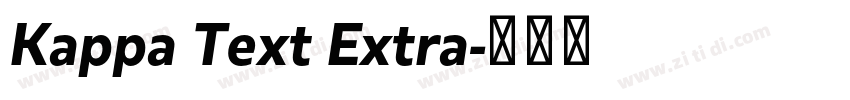 Kappa Text Extra字体转换